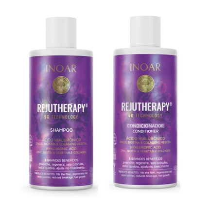 Shampoo y Acondicionador Rejutherapy 5G Technology Ácido Hialurónico 400 Ml