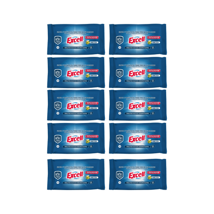 Pack 10 Toallitas Desinfectantes Excell 350 Unidades en total