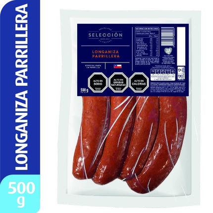 Longaniza Parrillera 4 Un, 500 g