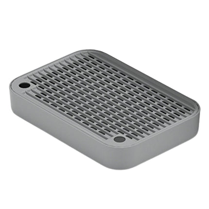 Caja Recolectora De Arena Para Gatos Suministros De Limpieza Para Mascotas Bandeja De Arena Para Mascotas Gris Claro