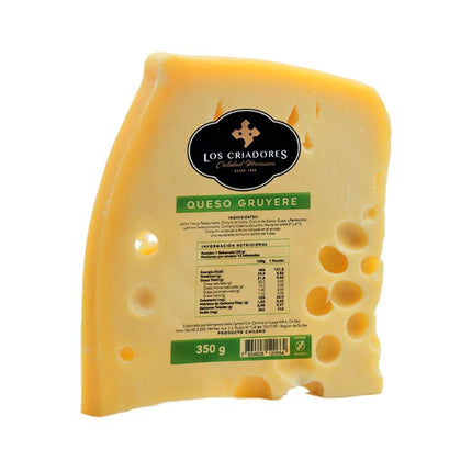 Queso Gruyére Trozo, 350 g
