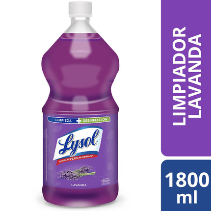 Limpiador Desinfectante Líquido Lavanda  Botella, 1.8 L
