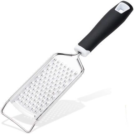Rallador de queso Rainspire Professional de acero inoxidable negro