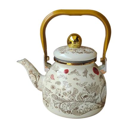 Hervidor De Té Esmaltado A Prueba De Fugas, Jarra De Agua Para Jugo, Hervidor De Té Para Estufa, Para Pájaros Domésticos