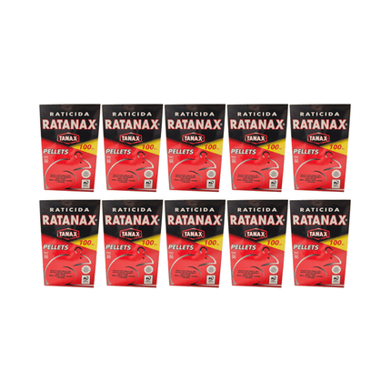 Pack 10 Pellet para Ratones Ratanax 100gr