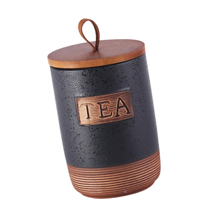 Contenedor De Almacenamiento De Cerámica, Tarro De Almacenamiento De Frijoles Para Té De Galletas Y Condimentos De Dulces