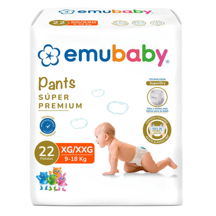 Pañales Emubaby Pants Premium XG-XXG