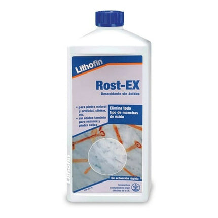 Rost-ex Removedor De Óxido Para Piedras Lithofin 500 Ml