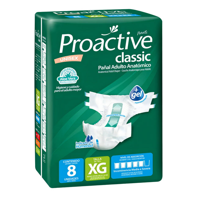 Pañales Para Adultos Proactive Classic Talla Xg