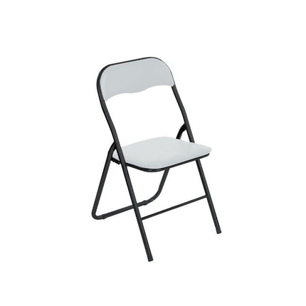 Silla Plegable Cocina 46.5x44x78 Cm Blanco