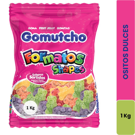 Gomita Ositos Gomutcho Riclan Sabores Surtidos Con Goma Sin Gluten 1 kg