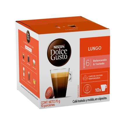 Café En Cápsulas Lungo 10 Tazas