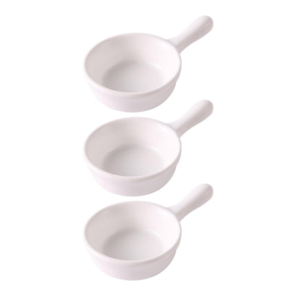 Plato De Salsa Contenedor De Condimento Portátil De Cerámica Para Condimento Picnic Pequeño Blanco