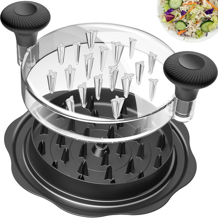 Herramienta para desmenuzar pollos Ukeetap 10 Pro Twist Large, negra