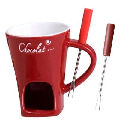 Taza Para Fondue De Chocolate, Electrodomésticos De Cocina, Hogar, Aniversario, Fiesta, Dulces, Olla Caliente, Rojo