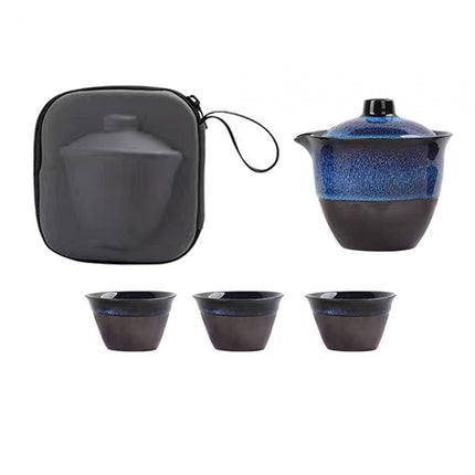 Juego De Té De Viaje Con Tazas De Té Reutilizables Con Infusor De Té Para Oficina, Viaje, Hogar