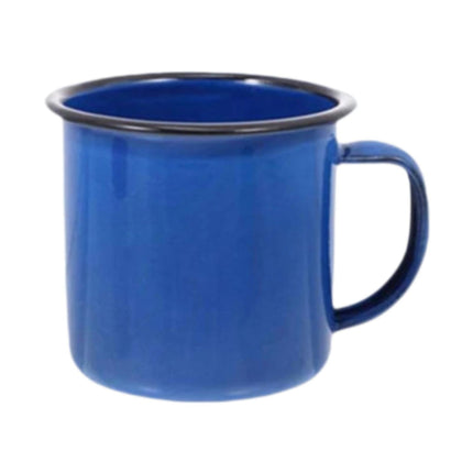 Taza De Café Esmaltada, Elegante, Fácil De Limpiar, Para Escritorio, Hogar, Dormitorio, Azul