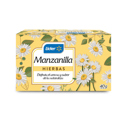 Hierba Manzanilla 20 un Caja, 20 Un