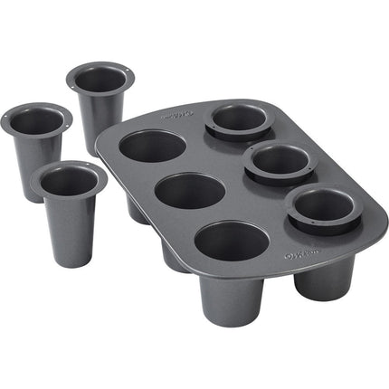 Molde Wilton para vasos de galleta, 6 cavidades, acero antiadherente