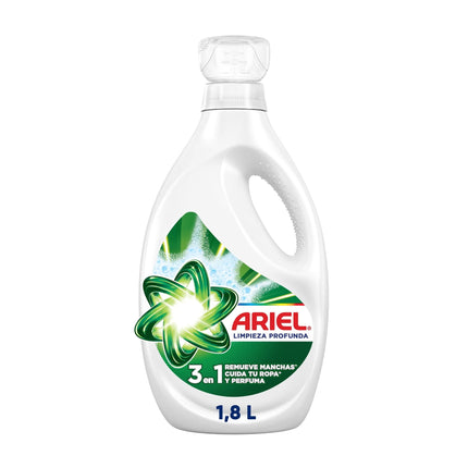 Detergente Líquido Doble Poder Concentrado Para Ropa Blanca Y de Color Botella