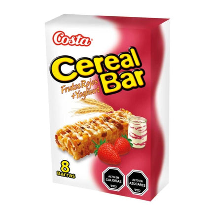 Barra de Cereal Cerealbar Frutos Rojos y Yoghurt pack 8 Un, 21 gr