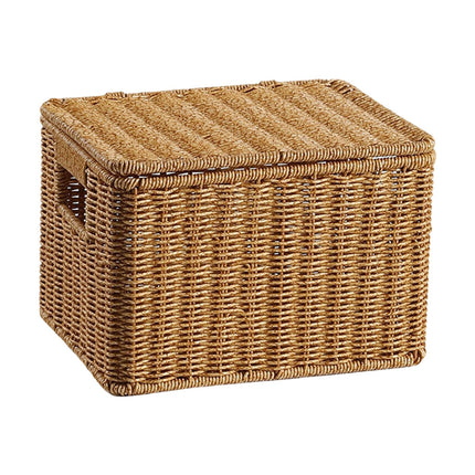 Organizador De Almacenamiento Decorativo, Cesta De Pan Para Armario, Baño, Hogar, 27 Cm X 21,5 Cm X 18 Cm