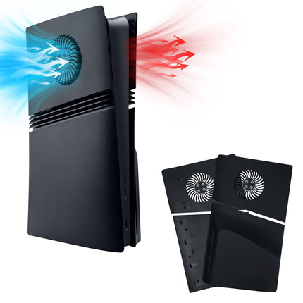 Paneles laterales Mcbazel para PS5 Pro Edición con disco con ventilación de refrigeración