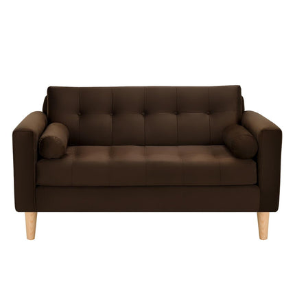 Sofa Retro 2c Felpa 05 Chocolate