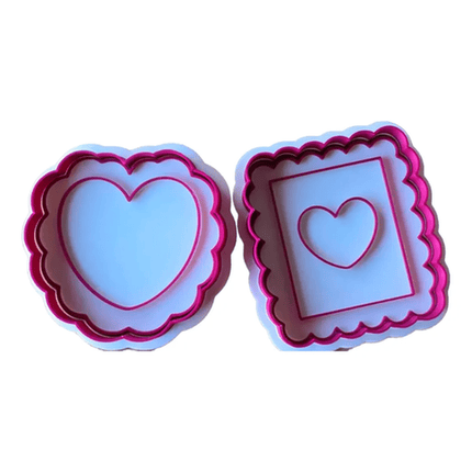 Cortador y sello de galletas san Valentín Corazón de amor