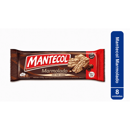 Pack 8 Mantecol Marmolado 111 G