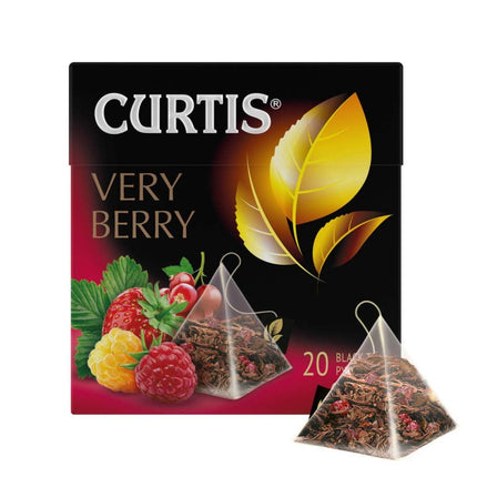 Té negro con bayas silvestres Tea Curtis Very Berry, 20 bolsitas