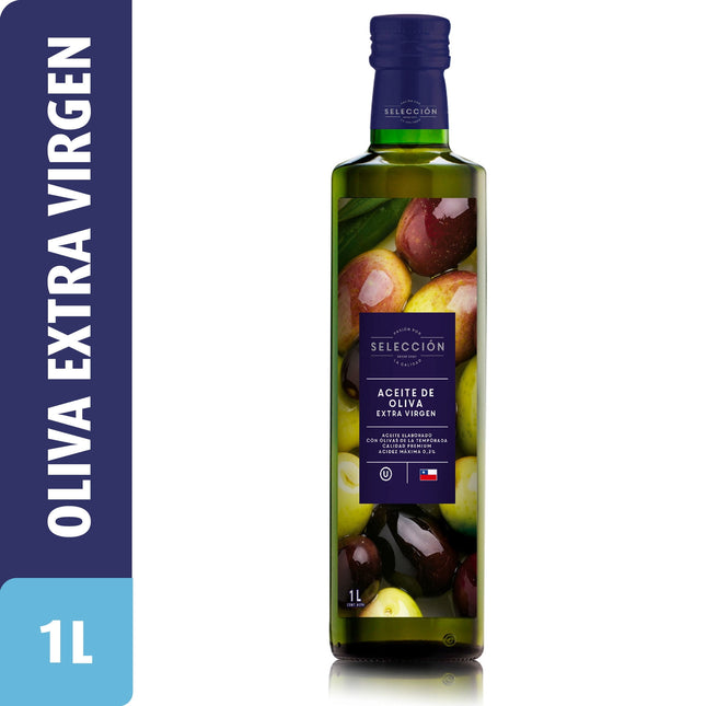 Aceite Oliva Extra Virgen Botella, 1000 ml | Apishop