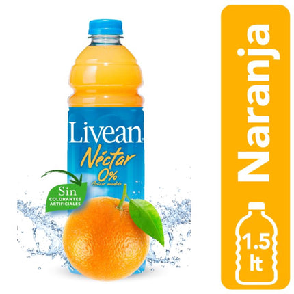 Néctar Sabor Naranja Botella, 1,5 L