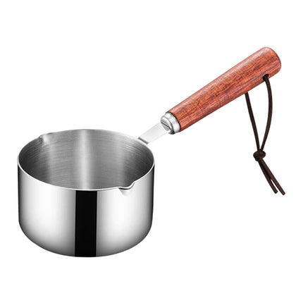 Tazón De Condimento De Cacerola Pequeña De Acero Inoxidable Para Calentar Leche Camping 250ml