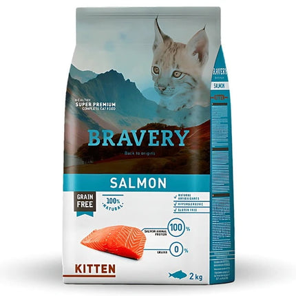 Bravery Kitten Salmon 2Kg