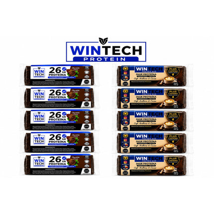 Pack Mix Experiencia:  Caja Mixta de  10 barras con 26g Proteína (Chocolate-cacaoacao + Café-Avellana &Cacao)