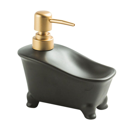Dispensador De Jabón Manual, Dispensador De Botellas Para Encimera Del Hogar, Lavadero, Negro