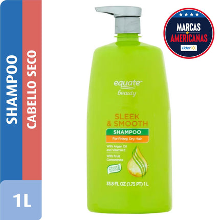 Shampoo Equate Suave Para Cabellos Seco, 1 L