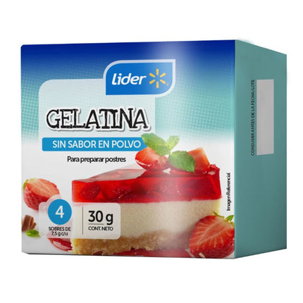 Gelatina Sin Sabor En Polvo, 30 g - | Apishop