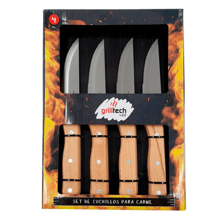 Display Box 4 cuchillos de carne