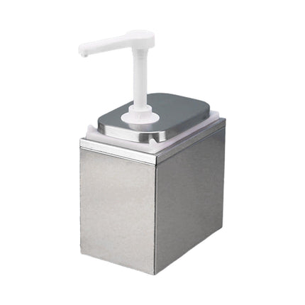 Dispensador Manual De Salsa De Acero Inoxidable Botella De Bomba De Condimentos Para Restaurante