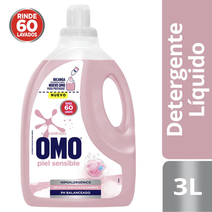 Detergente Líquido Piel Sensible Ultra Power Botella, 3 L