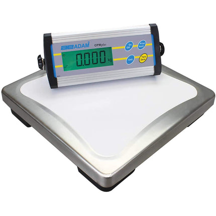 Báscula de mesa Adam CPWplus, 150 kg/330 libras, digital, acero dulce