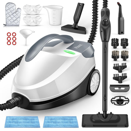 Limpiador a vapor Phueut 1800W 1.5L con 28 accesorios para el hogar