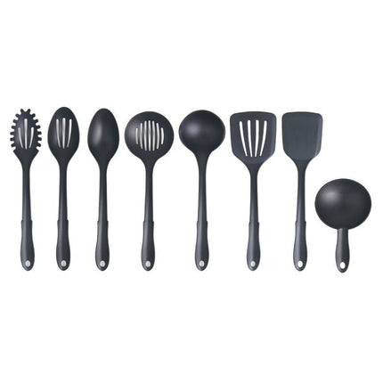 Juego de Utensilios De Cocina 8 Piezas Nylon Negro