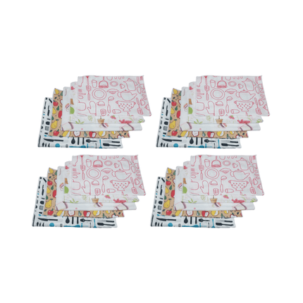 Pack 20 Paños de Cocina Microfibra 37X50| Ultra Absorbentes y Sin Pelusa