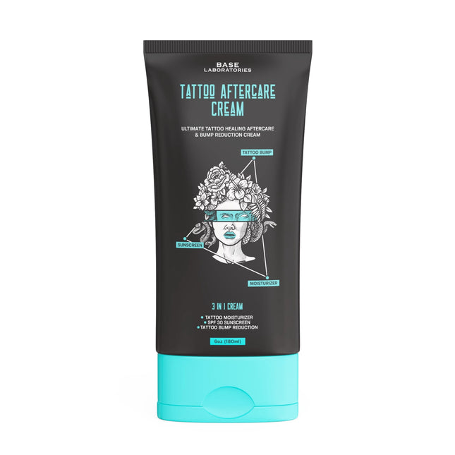 Crema para el cuidado posterior de tatuajes BASE LABORATORIES 180 ml SPF 30