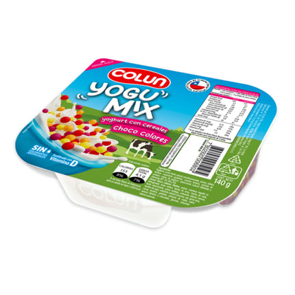 Yoghurt Sabor Frutilla + Cereal Chocolate Colores, 140 g | Apishop