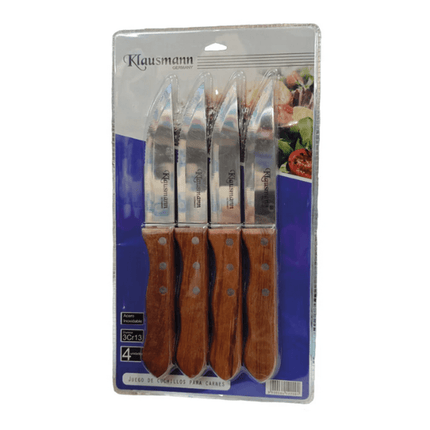 Juego De Cuchillos Para Carnes Klausmann 4pcs