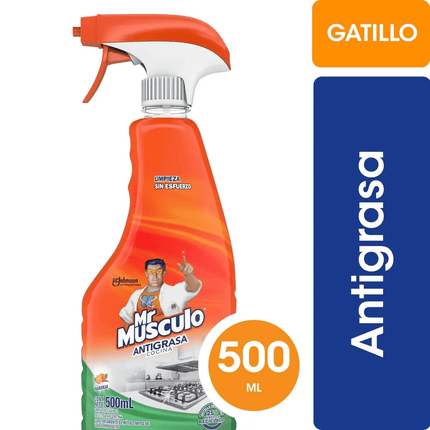 Limpiador Antigrasa Líquido Botella Gatillo., 500 ml